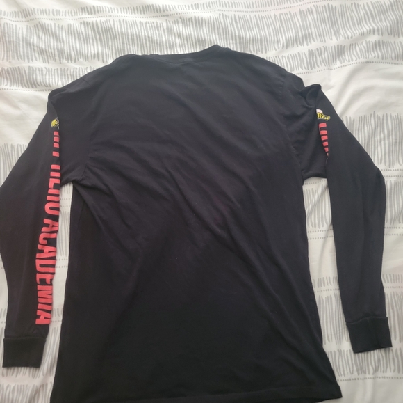 Funimation My Hero Academia Long Sleeve Shirt Black Size Large - Picture 2 of 2